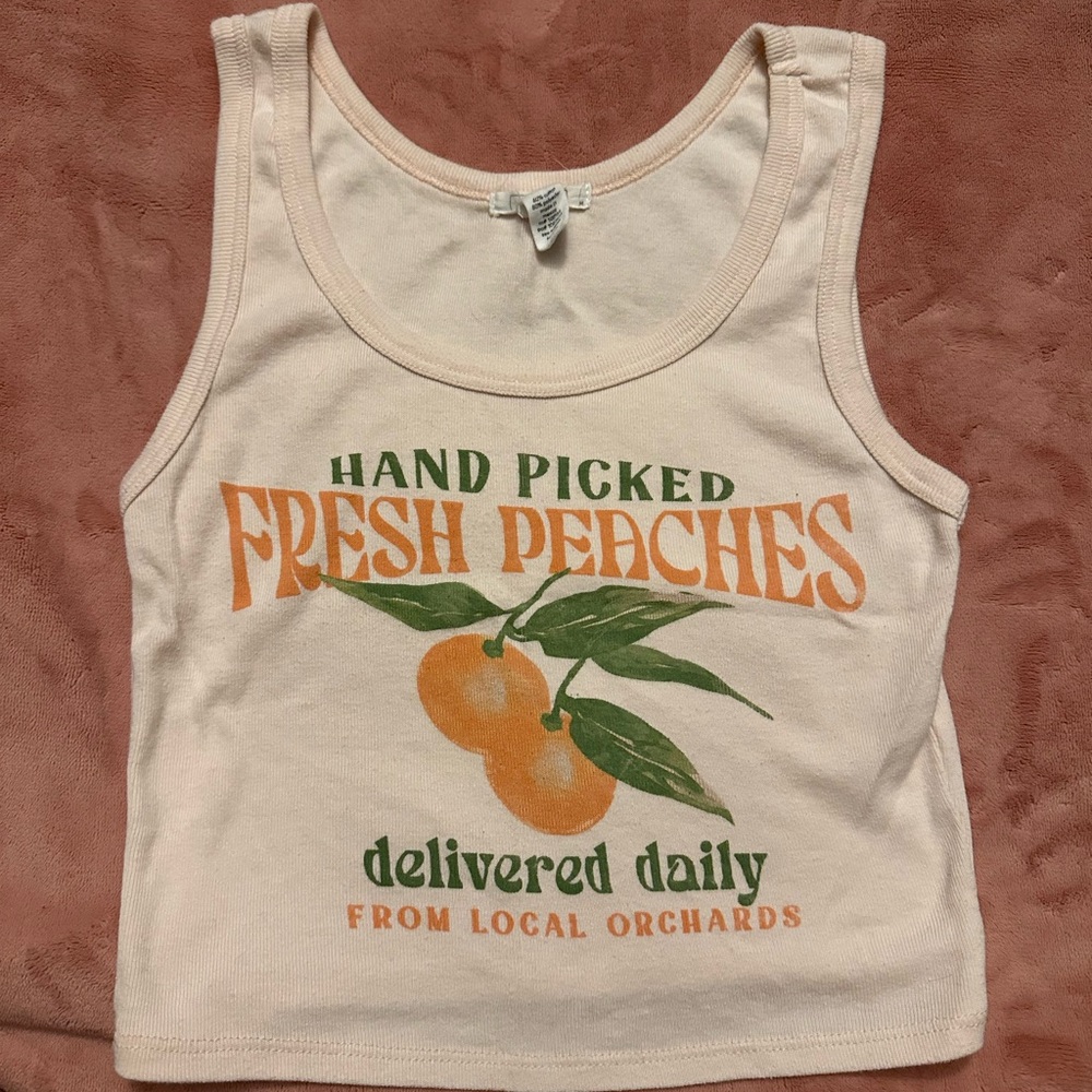 Full Tilt Cream Tank Top